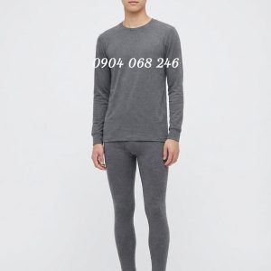 Quần giữ nhiệt nam Nhật Bản Extra Warm màu xám 08 DARK GRAY