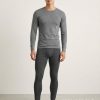 Quần giữ nhiệt nam Nhật Bản loại mỏng màu xám 08 DARK GRAY