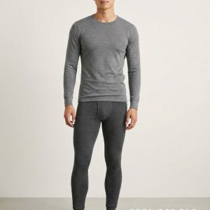 Quần giữ nhiệt nam Nhật Bản loại mỏng màu xám 08 DARK GRAY